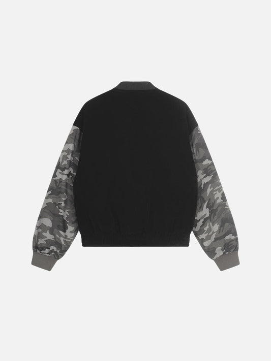 Aelfric Eden CAMO Studded Zip Up Jacket
