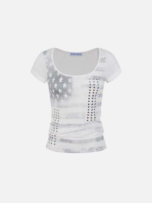 Aelfric Eden Studded Flag Tee