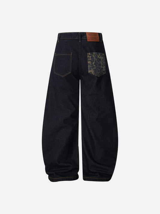 Aelfric Eden Lace-Up Baggy Barrel Jeans