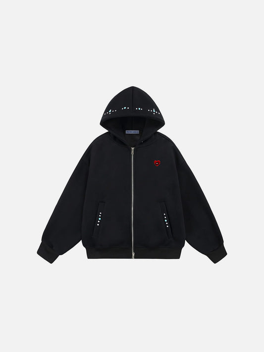 Aelfric Eden Turquoise Zip Up Hoodie