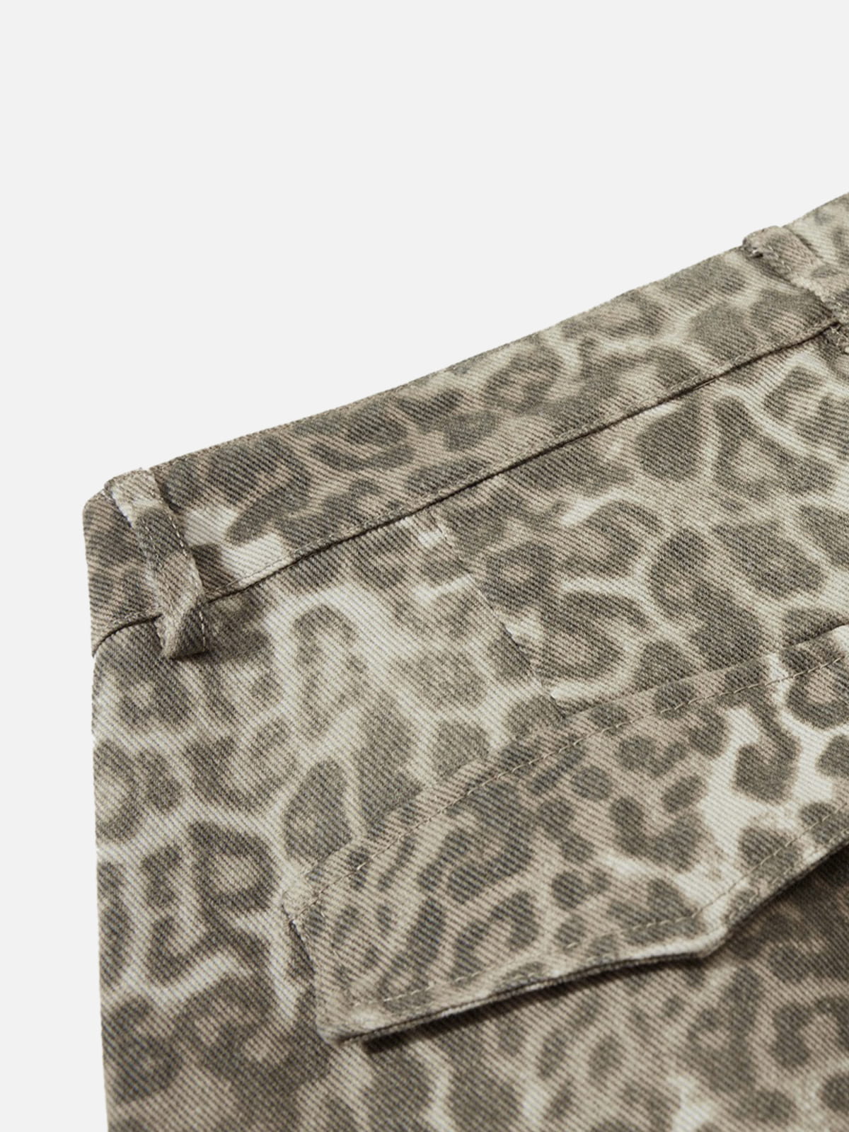 Aelfric Eden Leopard Baggy Barrel Jeans