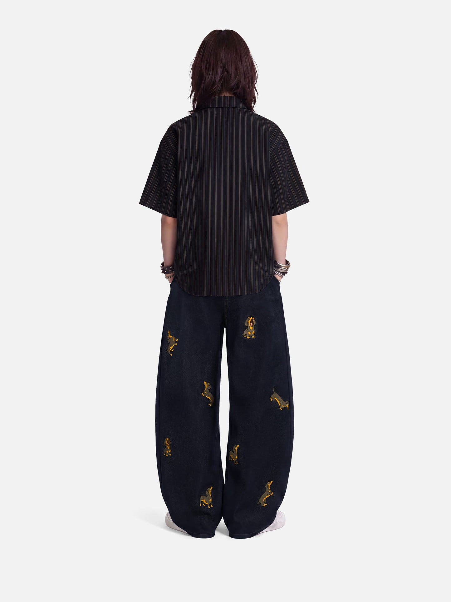 Aelfric Eden Birdhouse Embroidery Short Sleeve Shirt