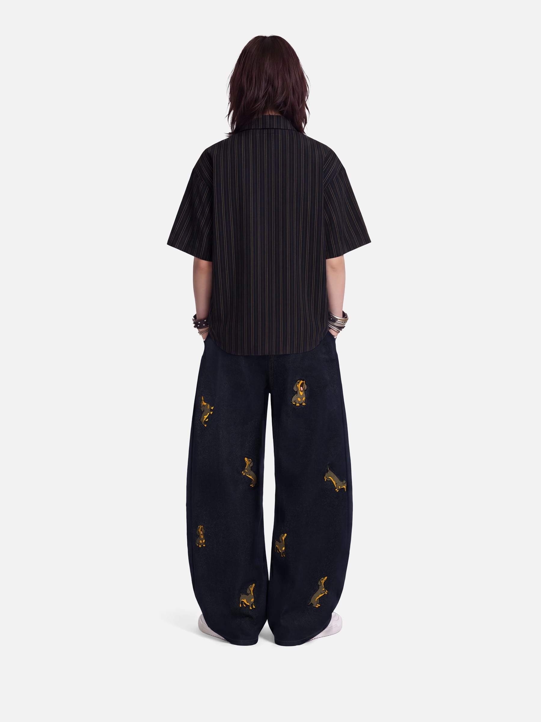 Aelfric Eden Birdhouse Embroidery Short Sleeve Shirt