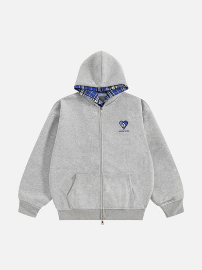 Aelfric Eden Oversized Plaid Hoodie