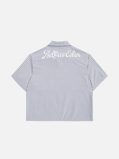 Aelfric Eden Boxy Racing Patch Short Sleeve Shirt