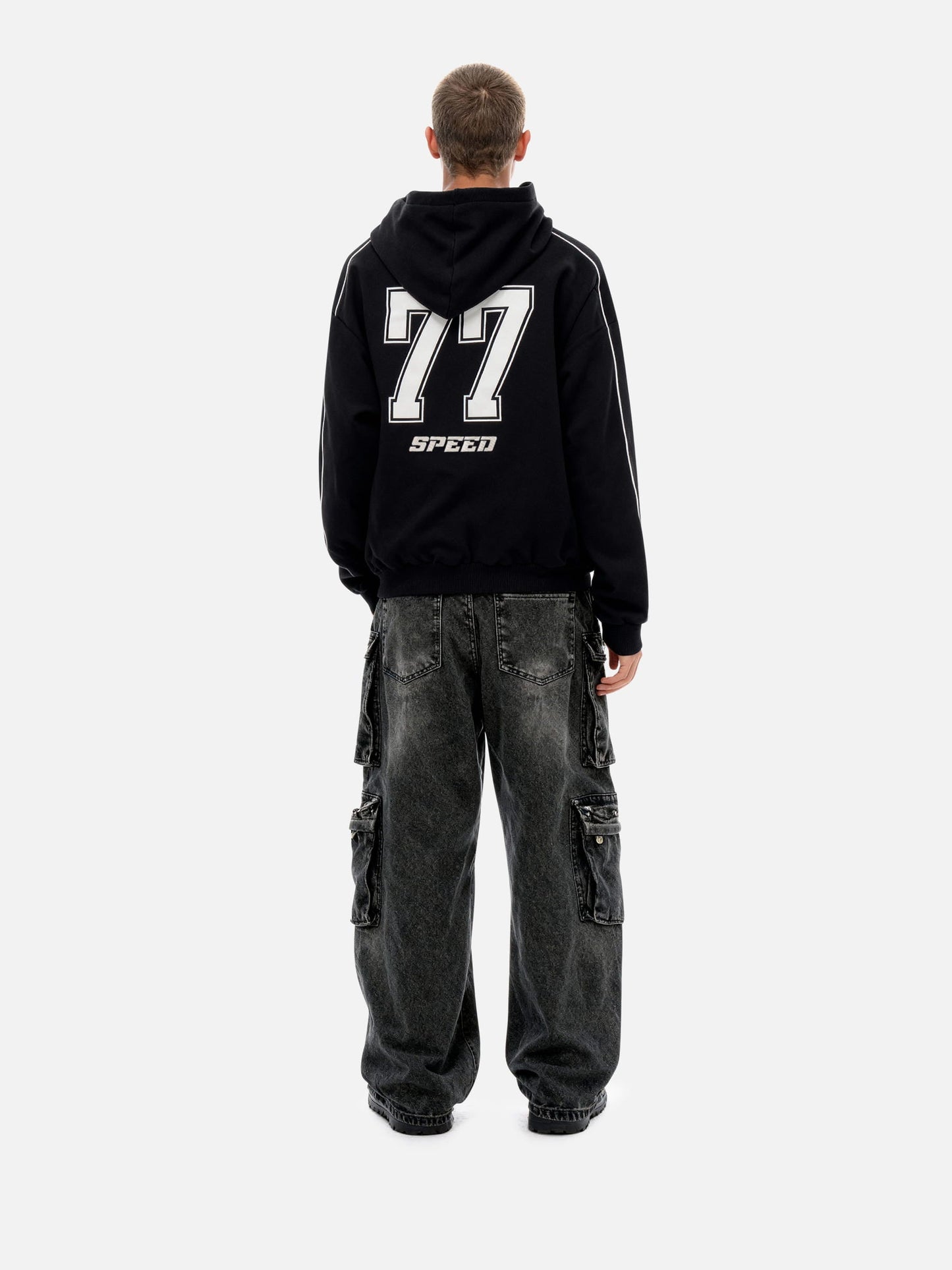 Aelfric Eden Oversized Applique 77 Pullover Hoodie