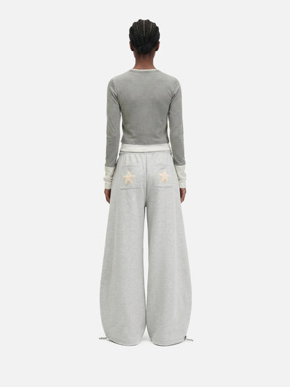 Aelfric Eden Star Applique Baggy Barrel Sweatpants