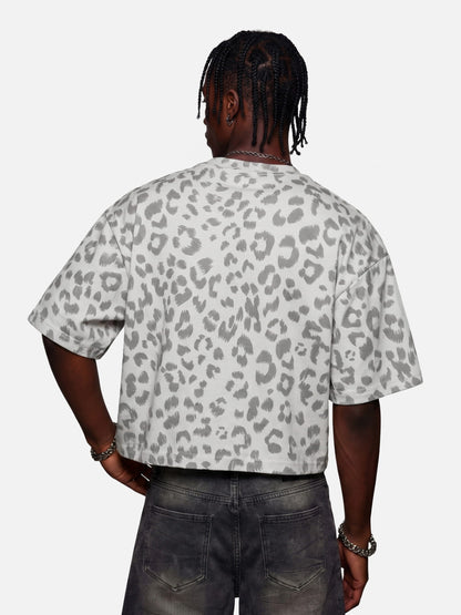Aelfric Eden Boxy Leopard Print Tee