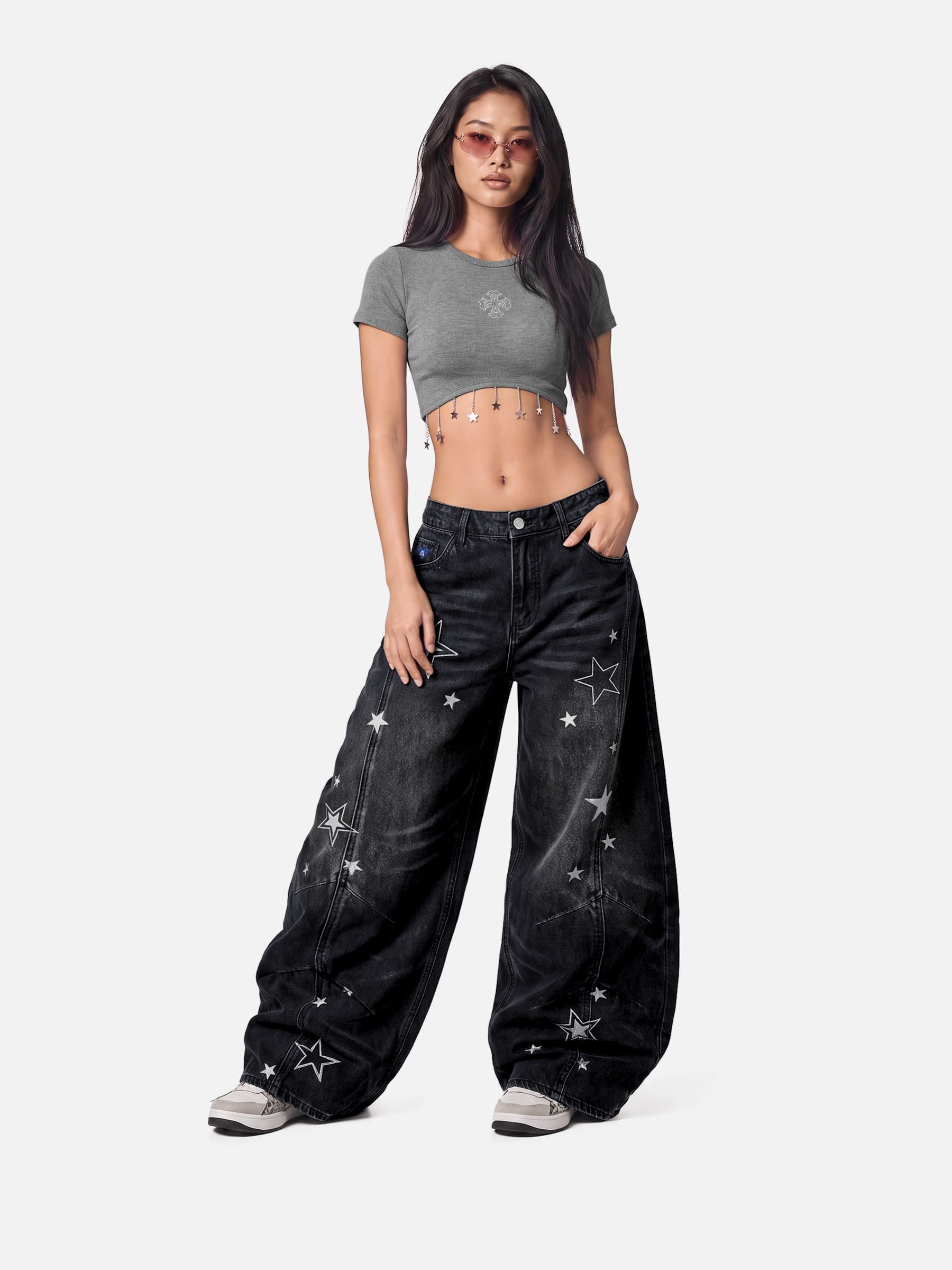 Aelfric Eden Cropped Star Charm Tee