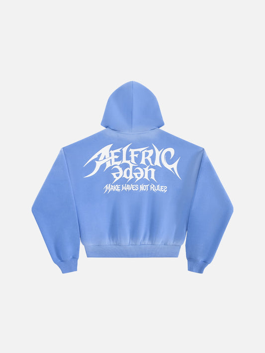 [Pre-Order] Aelfric Eden Boxy Washed Zip Up Hoodie
