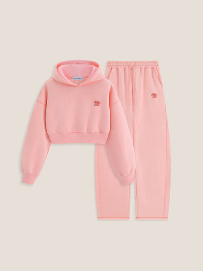 Soufflé Cropped Hoodie Sets