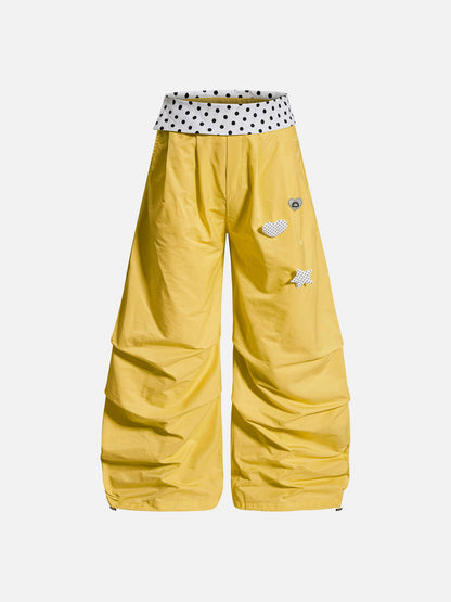 Aelfric Eden Polka Dot Waist Baggy Barrel Pants