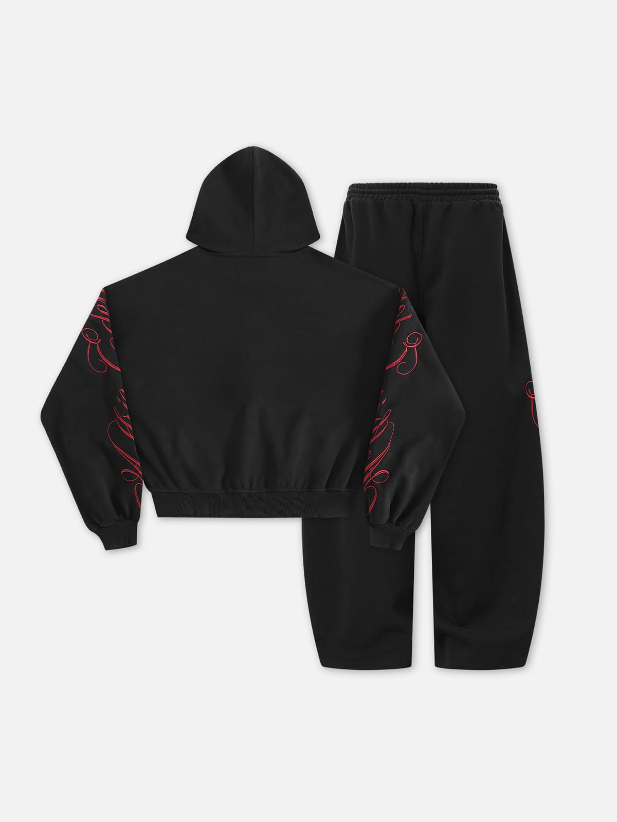 Aelfric Eden Boxy Embroidery Hoodie Sets