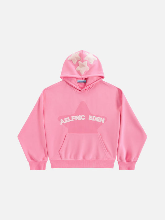 Aelfric Eden Oversized Colorful Eden Star Pullover Hoodie