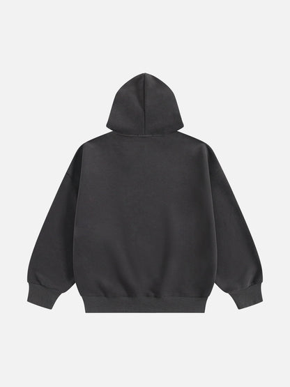 Aelfric Eden Oversized Cherry Pattern Pullover Hoodie