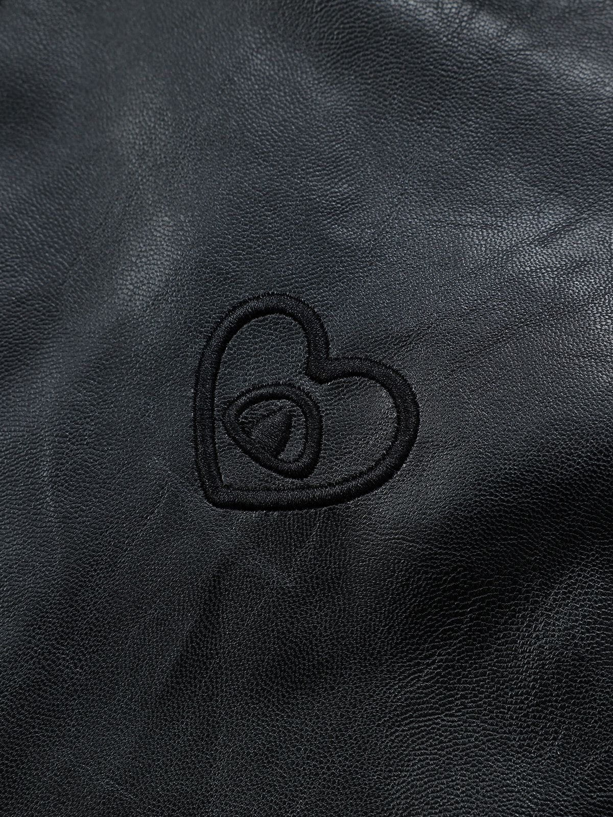Aelfric Eden Faux Leather Zip Up Jacket