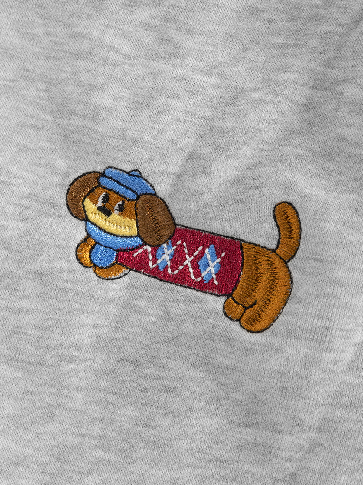 Aelfric Eden Embroidery Dog Baggy Barrel Sweatpants