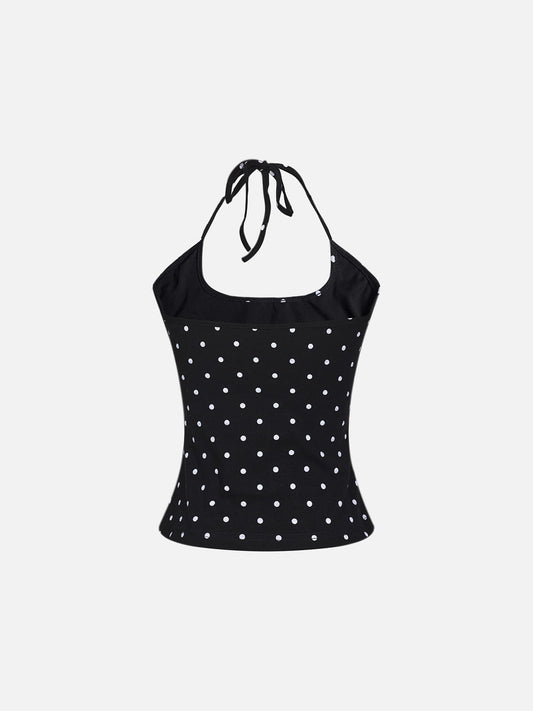 Aelfric Eden Polka Dot Halter Cami Top