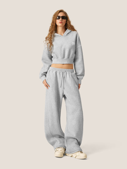 Soufflé Cropped Hoodie Sets
