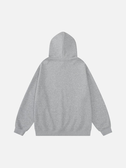 Aelfric eden Graffiti Dog Graphic Oversized Hoodie