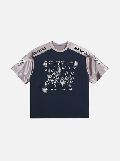 Aelfric Eden Pearl Number Football Jersey