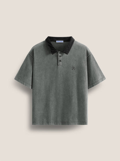 Aelfric Eden aé Washed Polo Tee