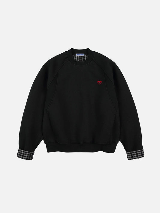 Aelfric Eden Plaid Patchwork Sweatshirt