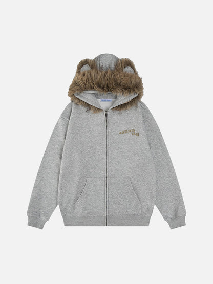 Aelfric Eden Detachable Collar Zip Up Hoodie