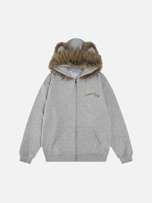 Aelfric Eden Detachable Collar Zip Up Hoodie