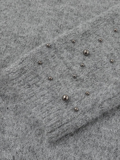 Aelfric Eden Beaded Off-The-Shoulder Sweater