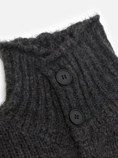 Aelfric Eden Button High Neck Knit Cardigan