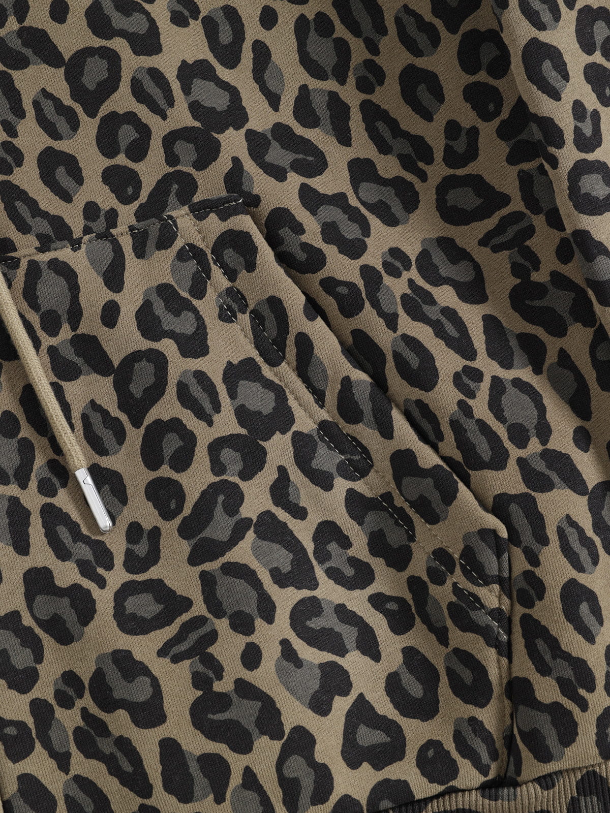 [Pre-Order] Aelfric Eden Boxy Leopard Zip Up Hoodie