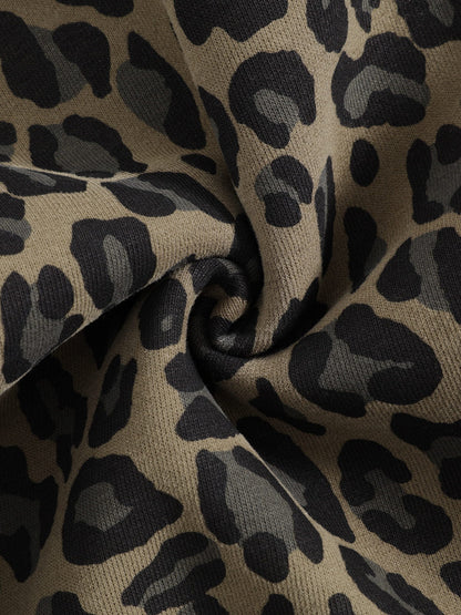 [Pre-Order] Aelfric Eden Boxy Leopard Zip Up Hoodie
