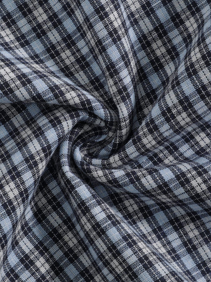 Aelfric Eden Faux Layered Plaid Long Sleeve Shirt