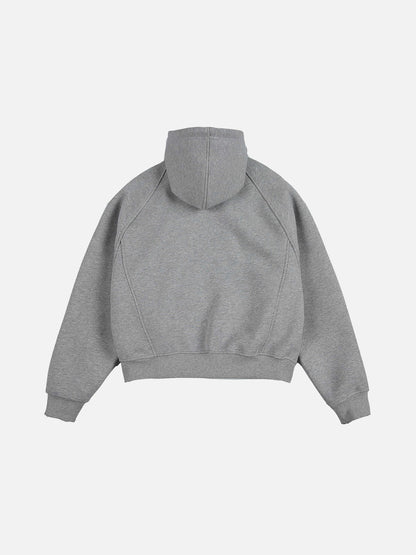 Aelfric Eden Boxy Panel Zip Up Hoodie