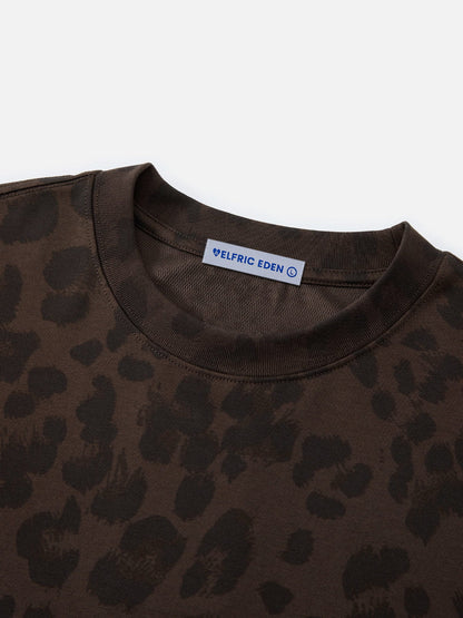 Aelfric Eden Boxy Leopard Print Tee