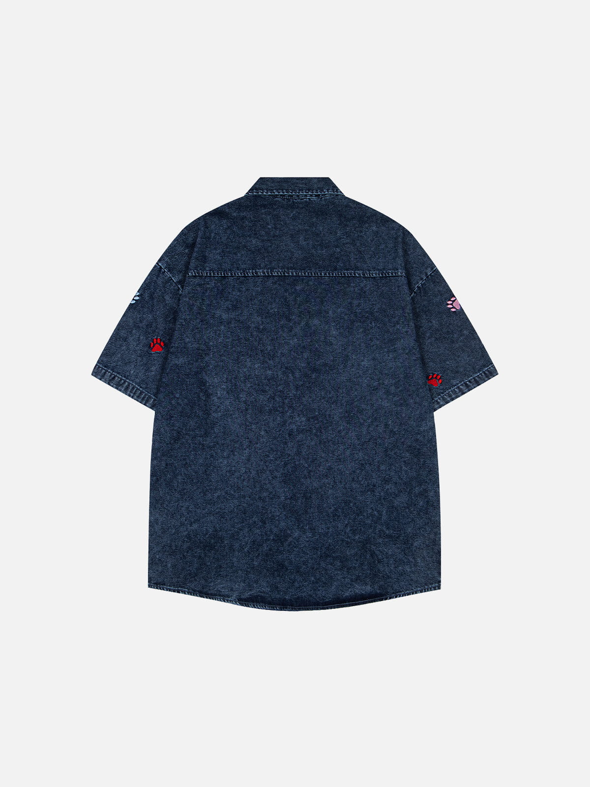 Aelfric Eden Dog Embroidery Short Sleeve Shirt