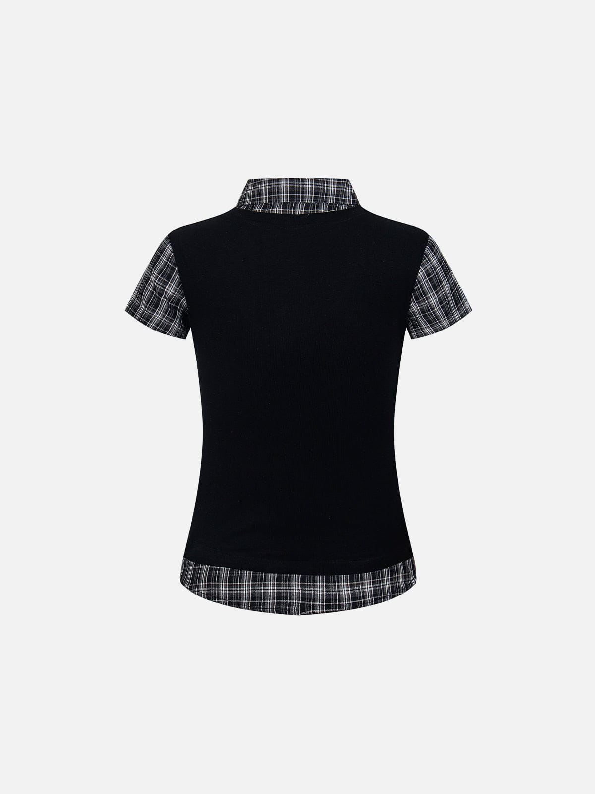 Aelfric Eden Layered Plaid Shirt Tee