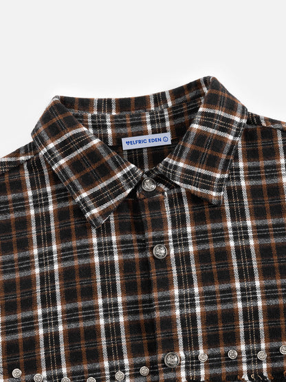 Aelfric Eden Boxy Plaid Short Sleeve Shirt