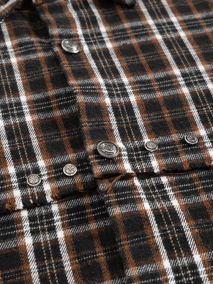 Aelfric Eden Boxy Plaid Short Sleeve Shirt