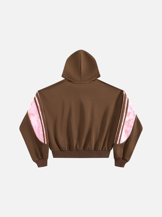 Aelfric Eden Boxy CAMO Panel Pullover Hoodie