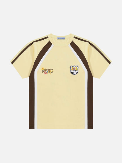 Aelfric Eden Contrast Panel Tee