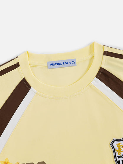 Aelfric Eden Contrast Panel Tee