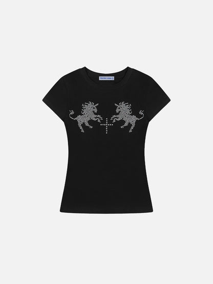 Aelfric Eden Rhinestone Horse Baby Tee