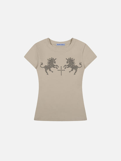Aelfric Eden Rhinestone Horse Baby Tee