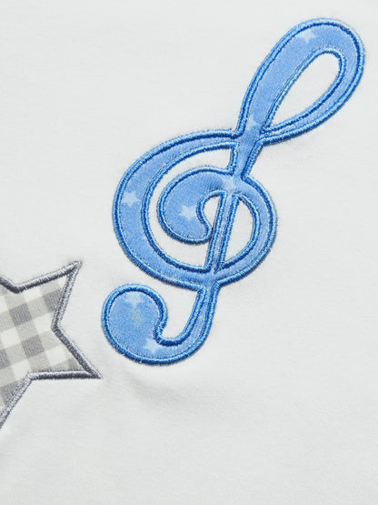 Aelfric Eden Music Note Embroidery Tee
