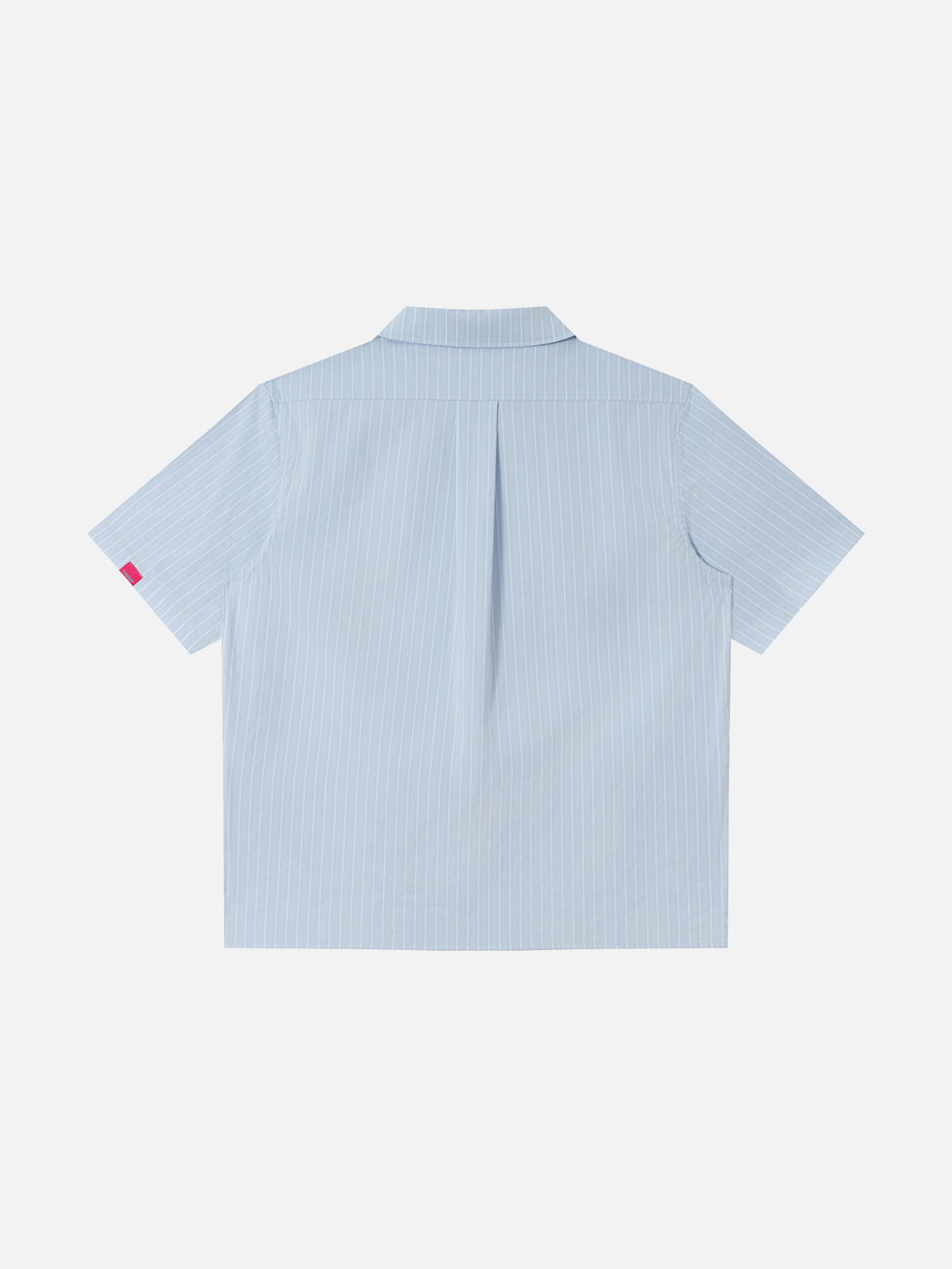 Aelfric Eden Boxy Stripe Embroidery Short Sleeve Shirt