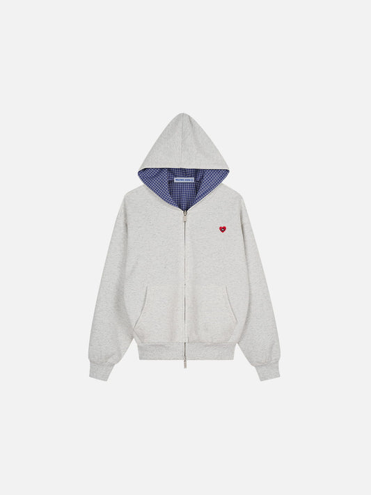 Aelfric Eden Reversible Plaid Zip Up Hoodie