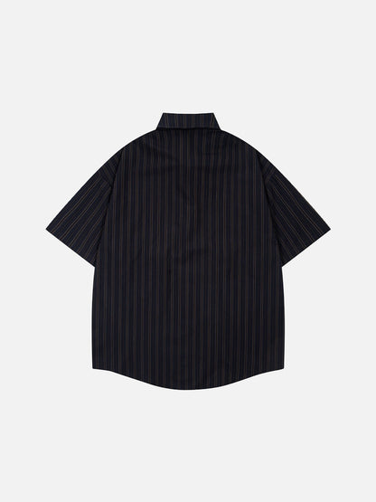 Aelfric Eden Birdhouse Embroidery Short Sleeve Shirt