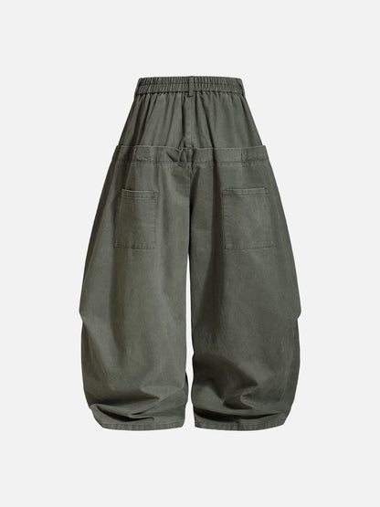 Aelfric Eden Pleated Pocket Baggy Barrel Pants